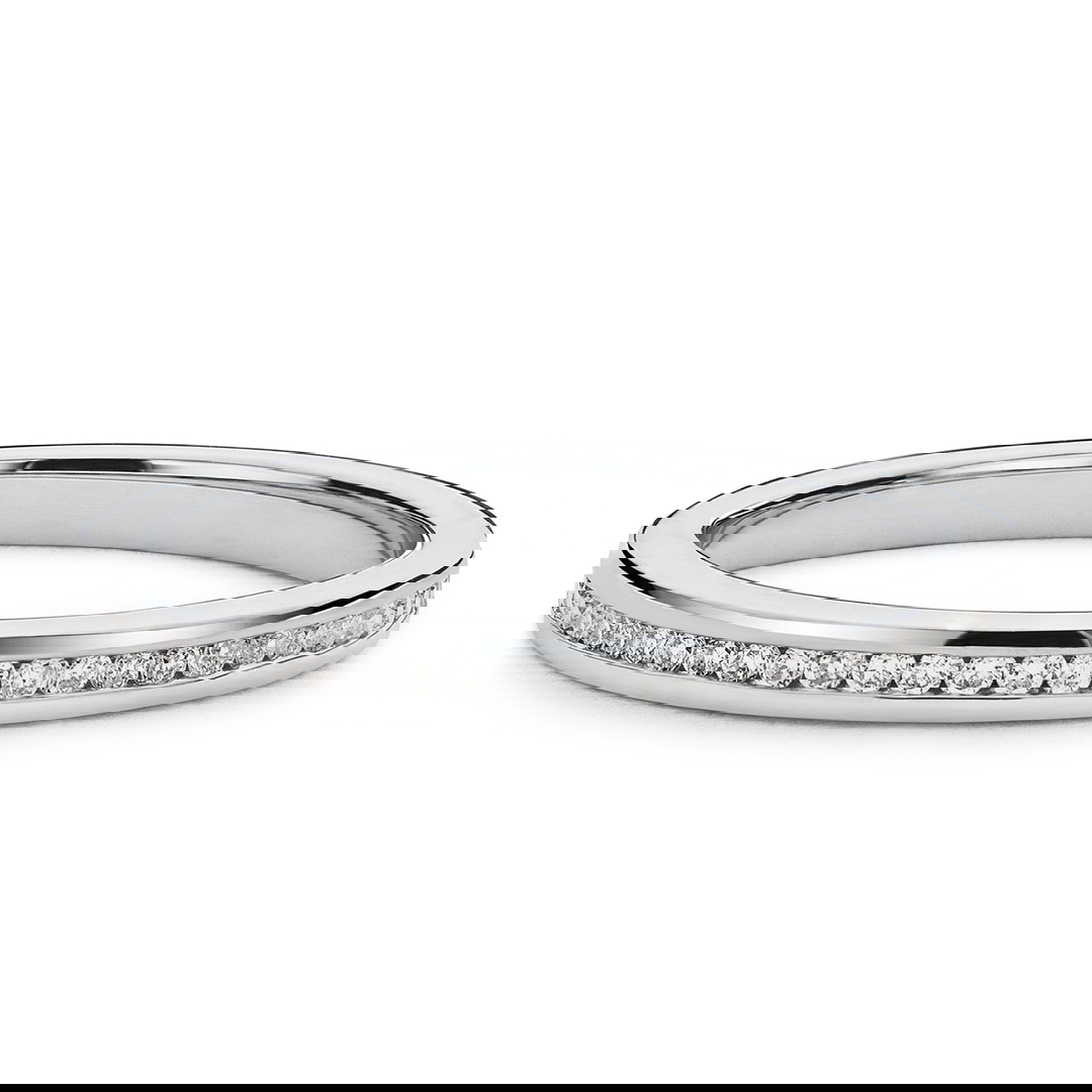 Eternity Ring Platinum Adarna Half