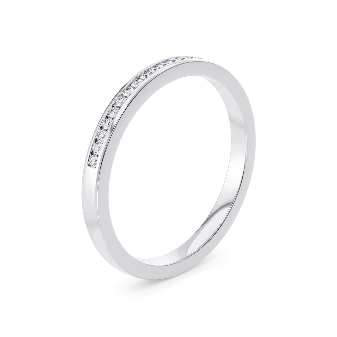 Eternity Ring White Gold Adarna Half
