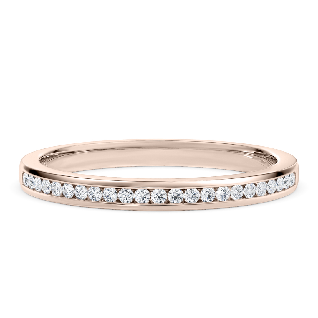 Eternity Ring Rose Gold Adarna Half
