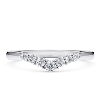 Delphine Eternity Ring in White Gold.