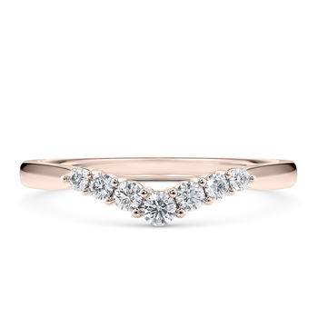 Delphine Eternity Ring in Ouro rosa