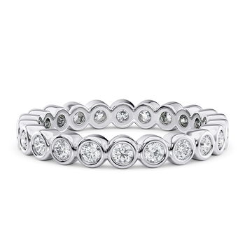 Tea Petite Eternity in Platinum.