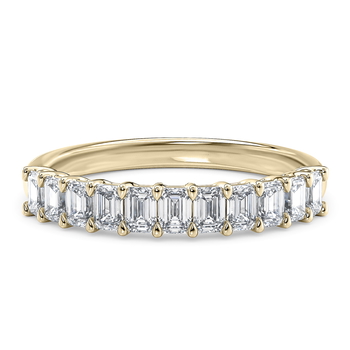 Regent Emerald in Yellow Gold.