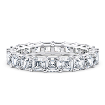 Regent Asscher Full Set in White Gold.