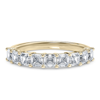 Regent Asscher in Yellow Gold.