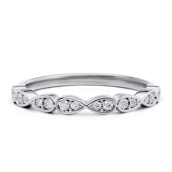Primrose Eternity Ring in Białe złoto (9k)