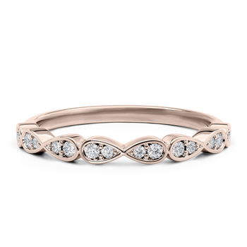 Primrose Eternity Ring in Ouro rosa