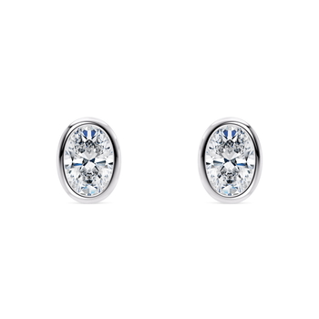 Idyll Oval in White Gold.