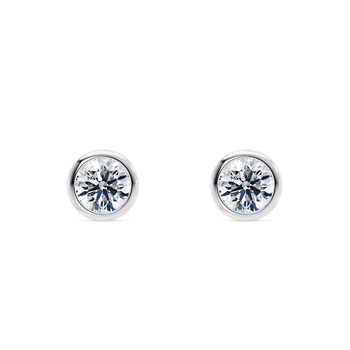 Idyll Round in White Gold.