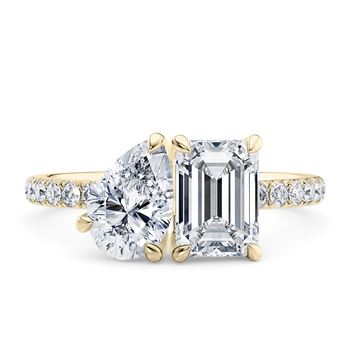 Harmony Emerald in Oro giallo (9k)