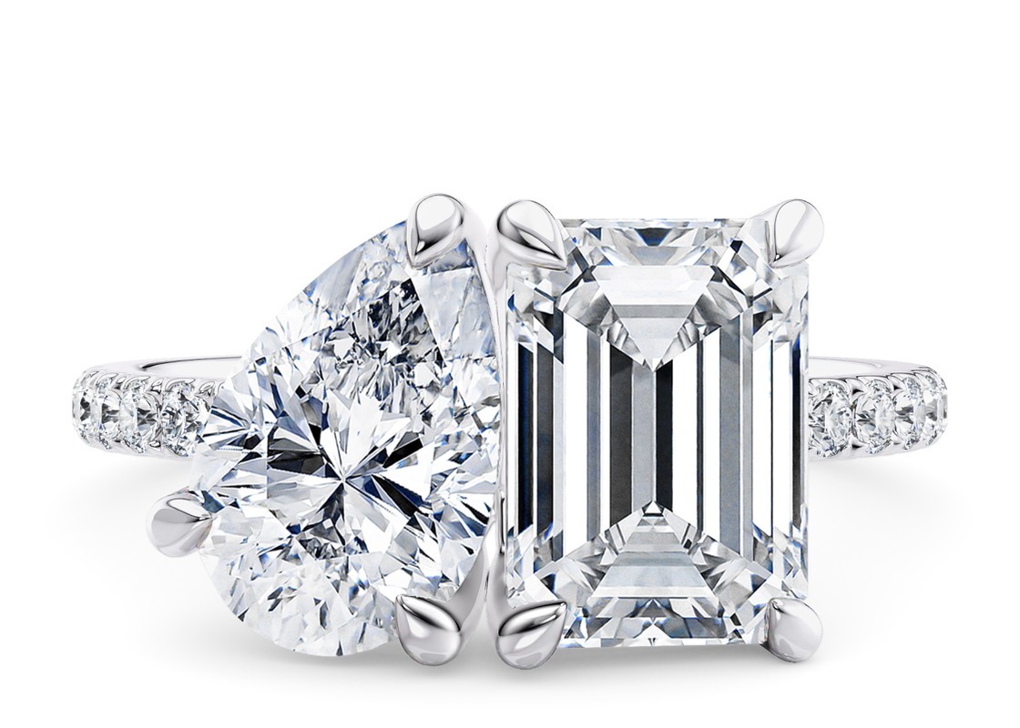 Harmony Emerald in Белое золото