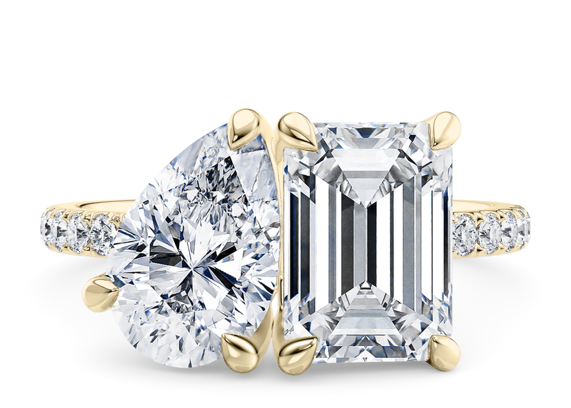 Harmony Emerald in Guld 