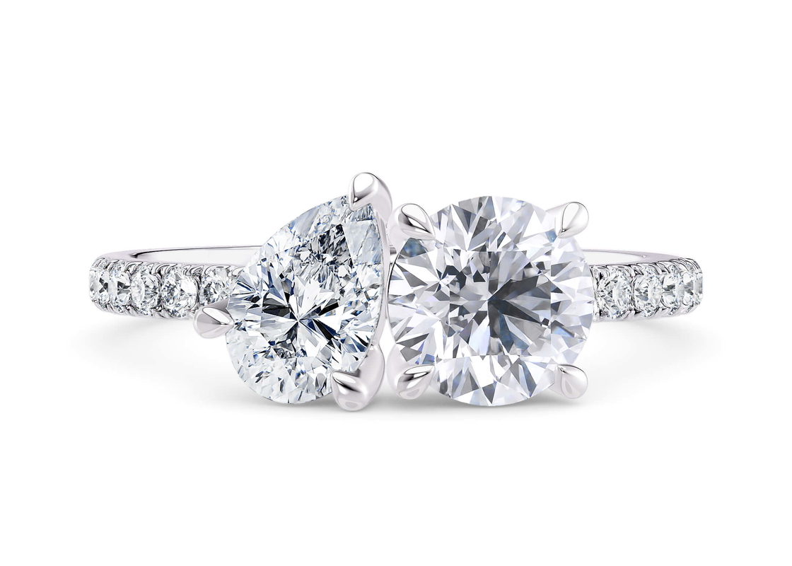 Harmony Round in Белое золото