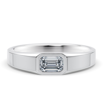 Olympus Emerald in Oro blanco (9k)