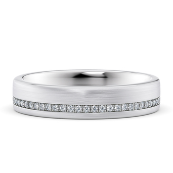 Andreas Brushed  in Oro blanco (9k)