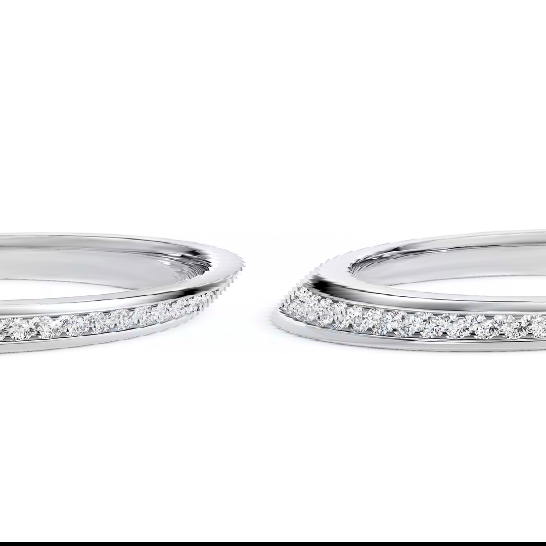 Eternity Ring Platinum Adarna Half