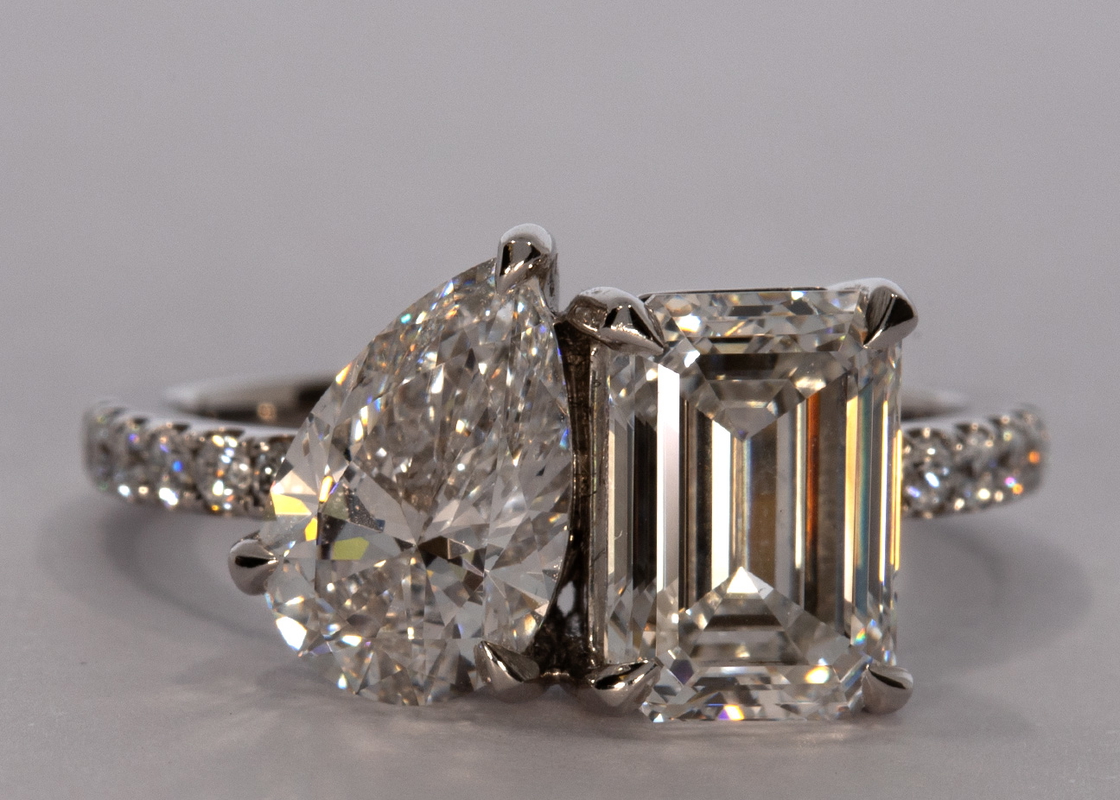 Harmony Emerald in Vitt guld 