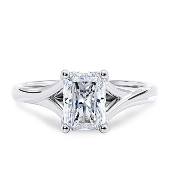 Hanover in Hvitt gull (9k) set with a Strålende cut diamant.