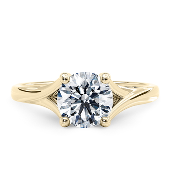 Hanover in Yellow Gold (9k) set with a Round cut diamond.