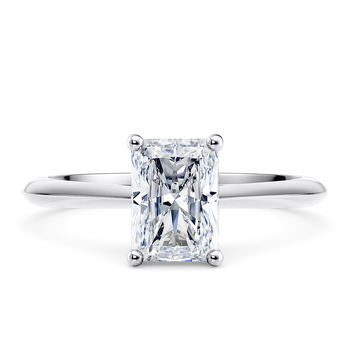 Hope in Hvitt gull (9k) set with a Strålende cut diamant.