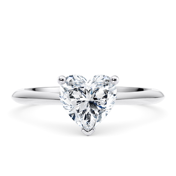 Hope in Or blanc set with a Cœur cut diamant.