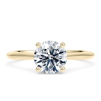 Hope in Yellow Gold (9k) set with a Round cut diamond.