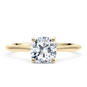 Hope in Gult gull set with a Pute cut diamant.