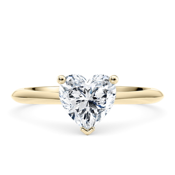 Hope in Or jaune set with a Cœur cut diamant.