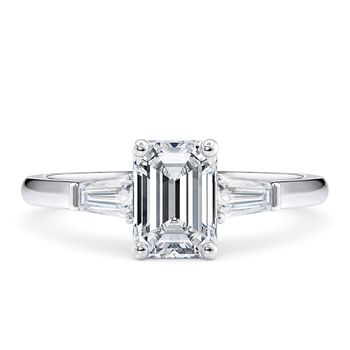 Alexandria in Hvidguld (9k) set with a Octagon cut diamant.