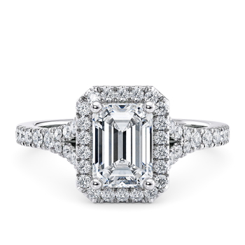 Battersea in Hvidguld (9k) set with a Octagon cut diamant.