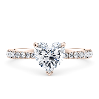 Asteria Classic in Roséguld set with a Hjärta cut diamant.