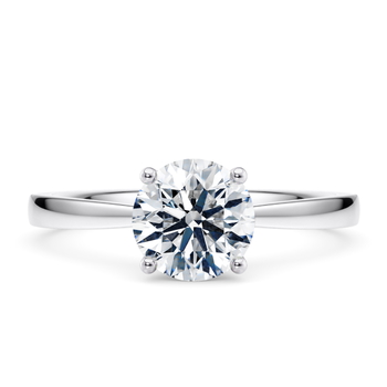 Serene in Białe złoto set with a Brylant cut diament.