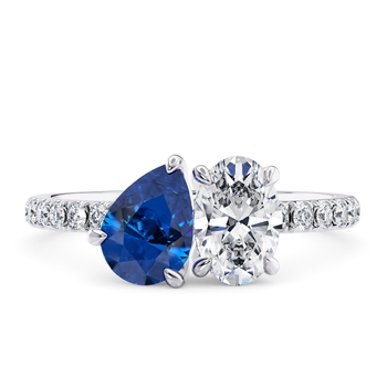 Harmony Sapphire in Białe złoto
