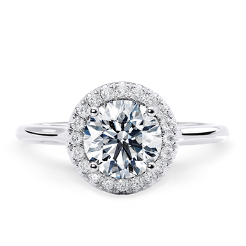 Rossetti in Vitguld (9k) set with a Rund cut diamant.