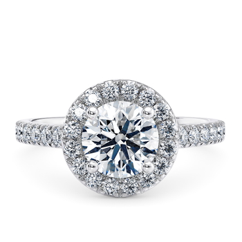 Medici in Vitguld (9k) set with a Rund cut diamant.