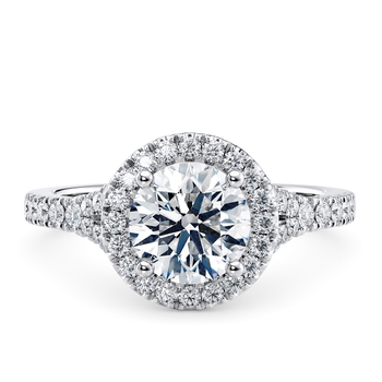 Battersea in Vitguld (9k) set with a Rund cut diamant.