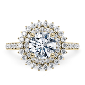 Berkeley in Gult guld (9k) set with a Rund cut diamant.