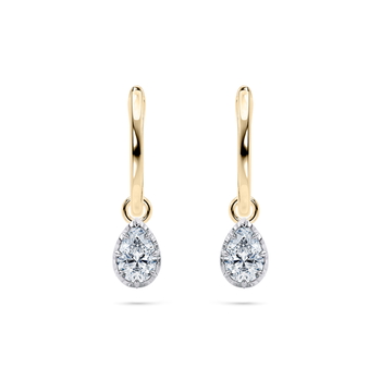 Georgiana Pear in Gult guld (9k)
