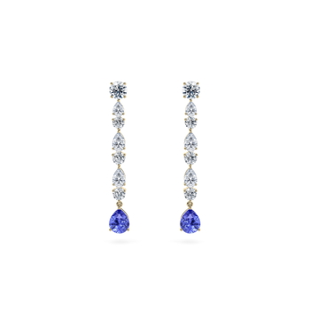 Gaia Tanzanite in Gult guld (9k)