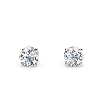 Lumina in Rosaguld set with a Rund cut diamant.