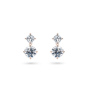 Saros Lab Grown in Rosaguld set with a Rund cut diamant.