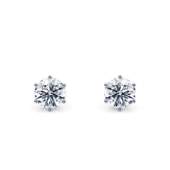 Chloe in Platin set with a Rund cut diamant.