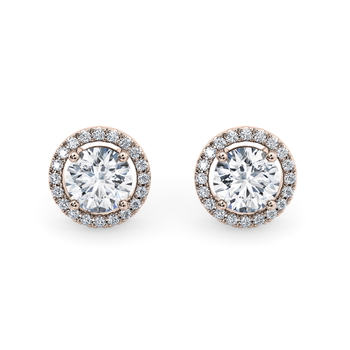 Medici in Rosaguld set with a Rund cut diamant.
