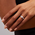 Platinum Muse Diamond Band Engagement Rings
