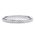 White Gold Tsarina Half Channel Set Eternity Rings