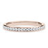 Rose Gold Tsarina Half Channel Set Eternity Rings