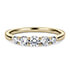 Yellow Gold Chérie Claw Set Eternity Rings