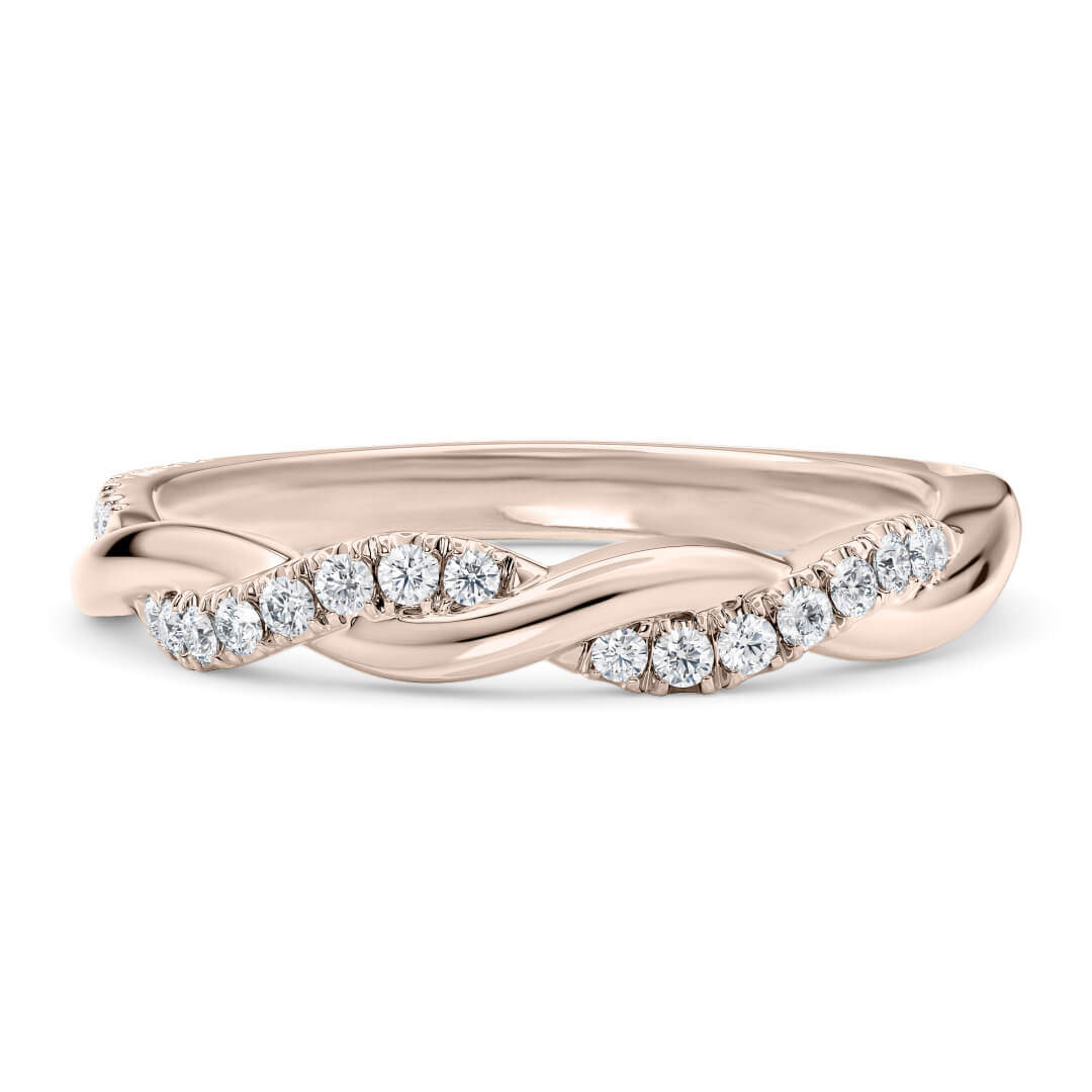 Eternity Ring Rose Gold Pirouette
