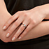 contour engagement ring