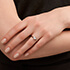 contour engagement ring